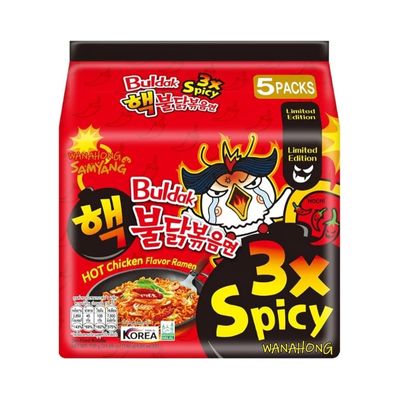 samyang buldak 3x spicy hot chicken flavor ramen